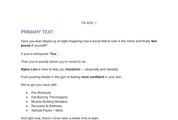 be your creative brain for irresistible ad copy that sells